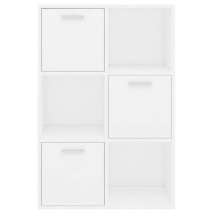Förvaringsskåp vit 60x29,5x90 cm konstruerat trä