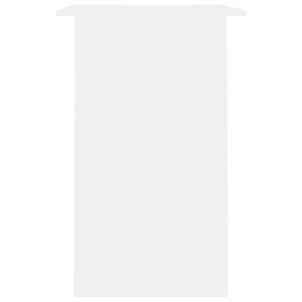 Skrivbord vit 90x50x74 cm konstruerat trä