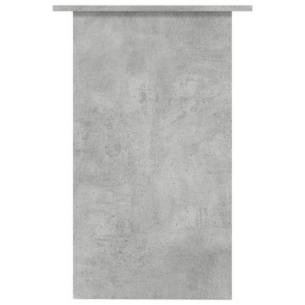 Skrivbord betonggrå 90x50x74 cm konstruerat trä