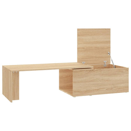 Soffbord sonoma-ek 150x50x35 cm konstruerat trä
