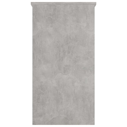 Skrivbord betonggrå 80x40x75 cm konstruerat trä