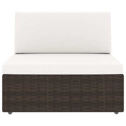 Modulsoffa 2-sits konstrotting brun