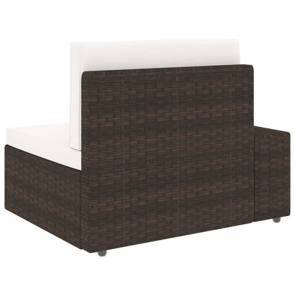 Modulsoffa 2-sits konstrotting brun