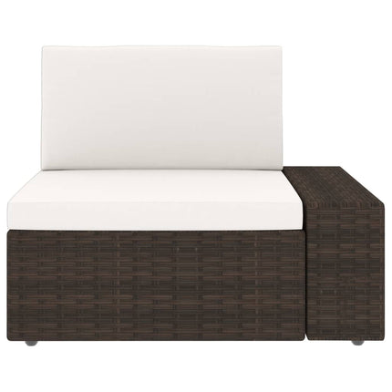 Modulsoffa 2-sits konstrotting brun