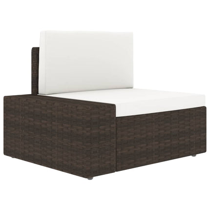 Modulsoffa 2-sits konstrotting brun