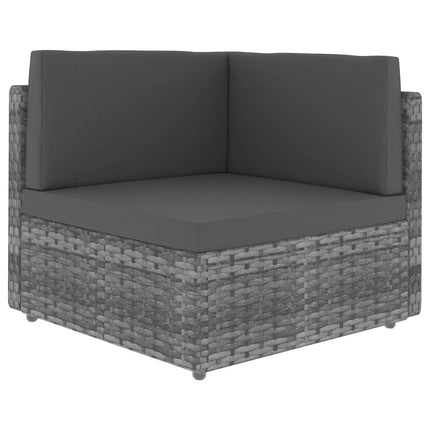 Modulsoffa 2-sits konstrotting grå