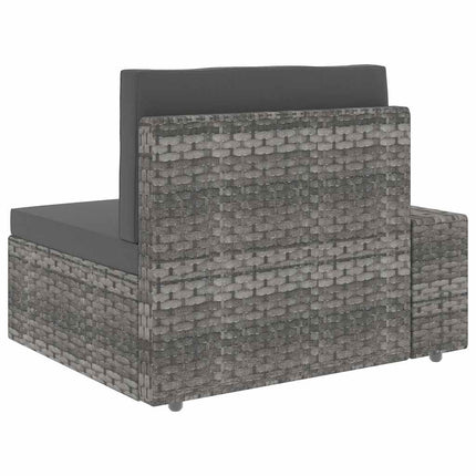 Modulsoffa 3-sits konstrotting grå