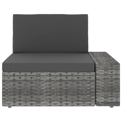 Modulsoffa 3-sits konstrotting grå