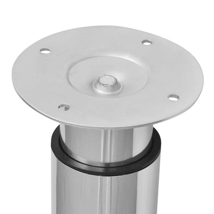Justerbara bordsben 4 st 710 mm-1100 mm krom