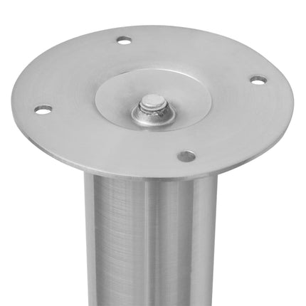 Justerbara bordsben 4 st 710 mm-1100 mm rostfritt stål