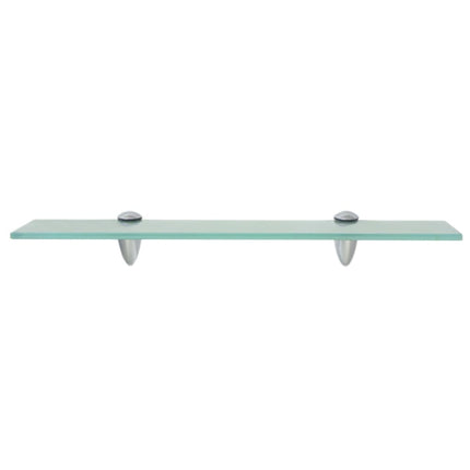 Svävande hyllor 2 st glas 50x10 cm 8 mm
