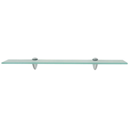 Svävande hyllor 2 st glas 60x10 cm 8 mm