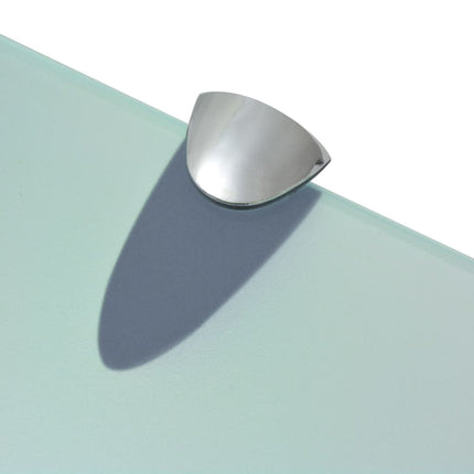 Svävande hyllor 2 st glas 100x10 cm 8 mm