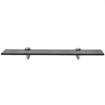 Svävande hyllor 2 st glas 50x20 cm 8 mm