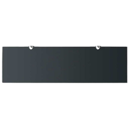 Svävande hyllor 2 st glas 70x20 cm 8 mm