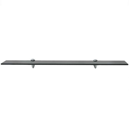 Svävande hyllor 2 st glas 80x20 cm 8 mm