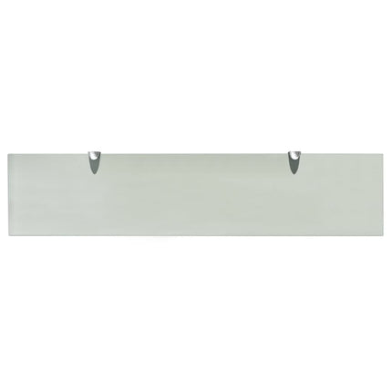 Svävande hyllor 2 st glas 90x20 cm 8 mm