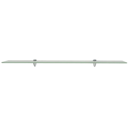 Svävande hyllor 2 st glas 100x20 cm 8 mm