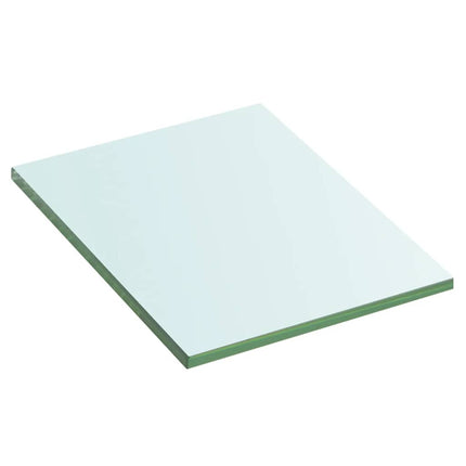 Hyllplan 2 st glas genomskinlig 20x15 cm