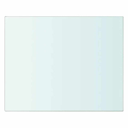 Hyllplan 2 st glas genomskinlig 20x20 cm