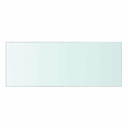 Hyllplan 2 st glas genomskinlig 40x15 cm