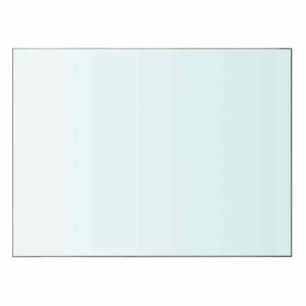 Hyllplan 2 st glas genomskinlig 40x30 cm