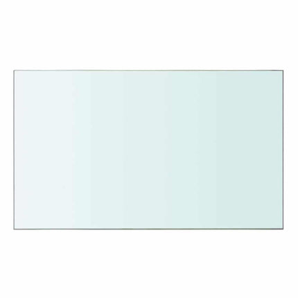 Hyllplan 2 st glas genomskinlig 50x30 cm