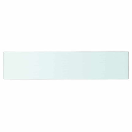 Hyllplan 2 st glas genomskinlig 60x12 cm