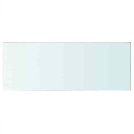 Hyllplan 2 st glas genomskinlig 60x25 cm