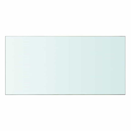 Hyllplan 2 st glas genomskinlig 60x30 cm