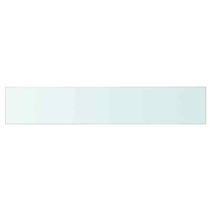 Hyllplan 2 st glas genomskinlig 70x12 cm