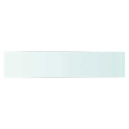 Hyllplan 2 st glas genomskinlig 70x15 cm