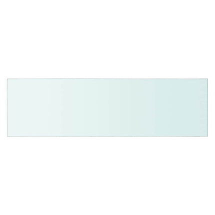 Hyllplan 2 st glas genomskinlig 70x20 cm