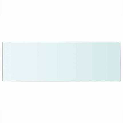 Hyllplan 2 st glas genomskinlig 70x25 cm