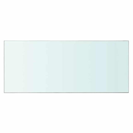 Hyllplan 2 st glas genomskinlig 70x30 cm