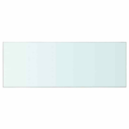Hyllplan 2 st glas genomskinlig 80x30 cm
