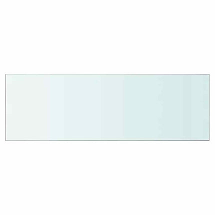 Hyllplan 2 st glas genomskinlig 90x30 cm
