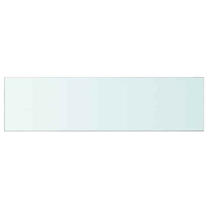 Hyllplan 2 st glas genomskinlig 110x30 cm