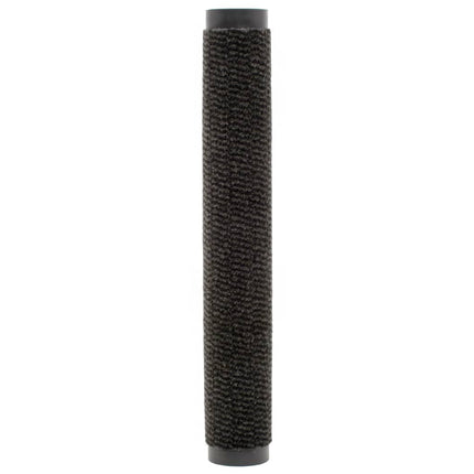 Dörrmattor 2 st rektangulär tuftad 40x60 cm svart