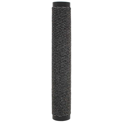Dörrmattor 2 st rektangulär tuftad 80x120 cm antracit