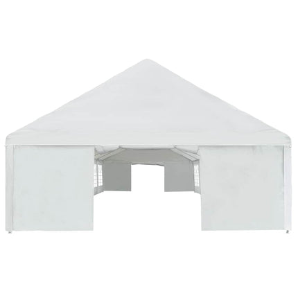 Partytält PE 6x16 m vit