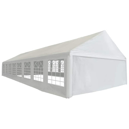 Partytält PE 6x16 m vit