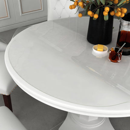 Bordsskydd genomskinligt Ø 100 cm 1,6 mm PVC