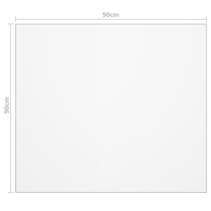 Bordsskydd matt 90x90 cm 1,6 mm PVC