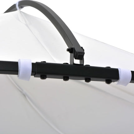 Paviljong 300x290 cm vit rund