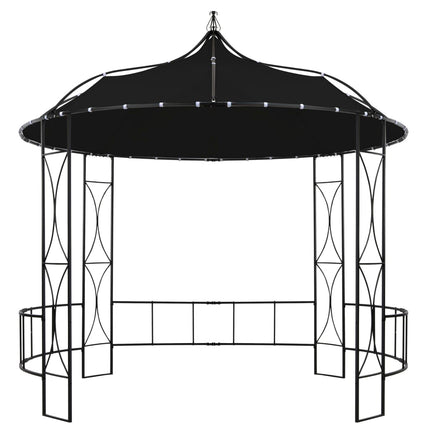 Paviljong 300x290 cm antracit rund