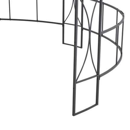 Paviljong 300x290 cm antracit rund