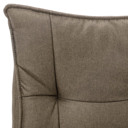 Massagekontorsstol taupe tyg