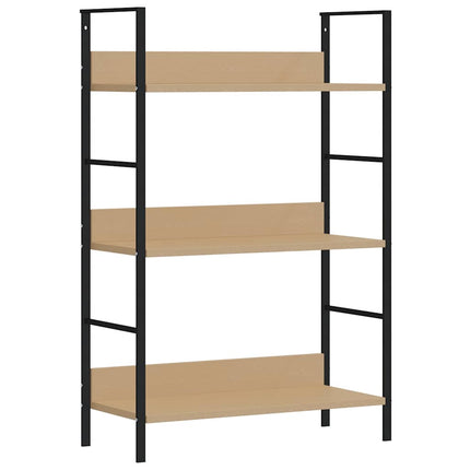 Bokhylla 3 hyllor ek 60x27,6x90,5 cm konstruerat trä