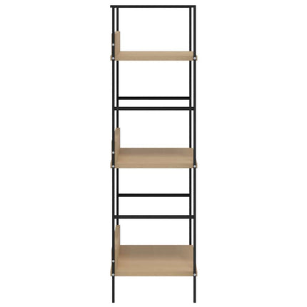 Bokhylla 3 hyllor ek 60x27,6x90,5 cm konstruerat trä